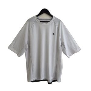 COOLIBAR Coolibar Men's Hightide Short Sleeve Swim Shirt UPF 50+, White- XL